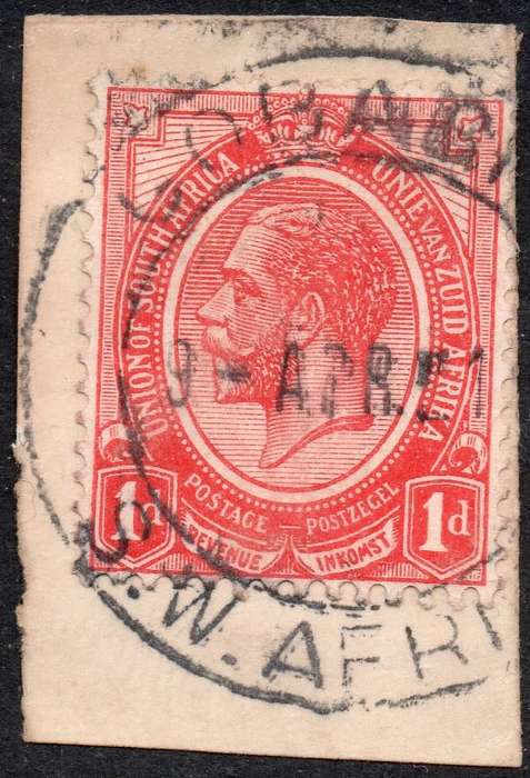 SWA : FORERUNNERS - SACC SA3 1D RED - VFU USED ON PIECE - SEE SCAN