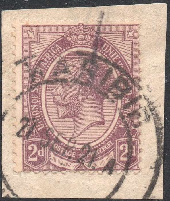 SWA : FORERUNNERS - SACC SA5 2d PURPLE - VFU USED ON PIECE - SEE SCAN