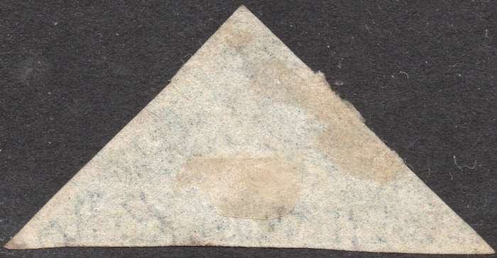 CAPE OF GOOD HOPE 1864 SACC15aa - 4d BLUE WITH SIDEWAYS WM - VFU - CV R13000