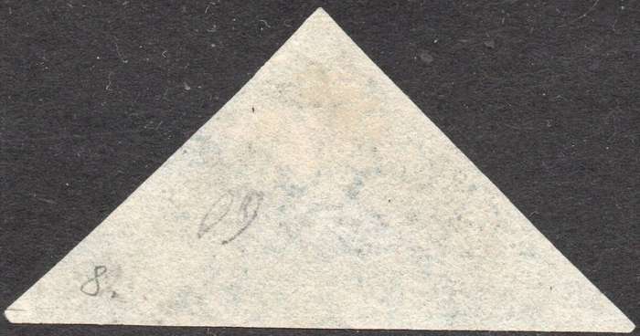 CAPE OF GOOD HOPE 1855 SACC6 - 4d DEEP BLUE - SUPERB USED - CV R1600+