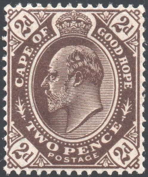 Cape of Good Hope 1902 SACC67 2d BROWN - UM CV R800