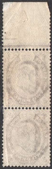 CAPE OF GOOD HOPE : 1902 SACC67 2d BROWN VERTICAL MARGINAL PAIR - UM -  CV R1600