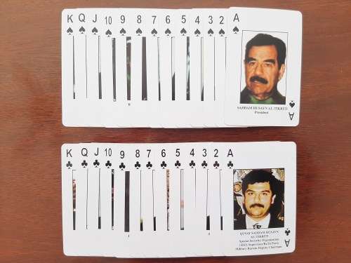 Iraqi `Most Wanted` Playing Card Deck