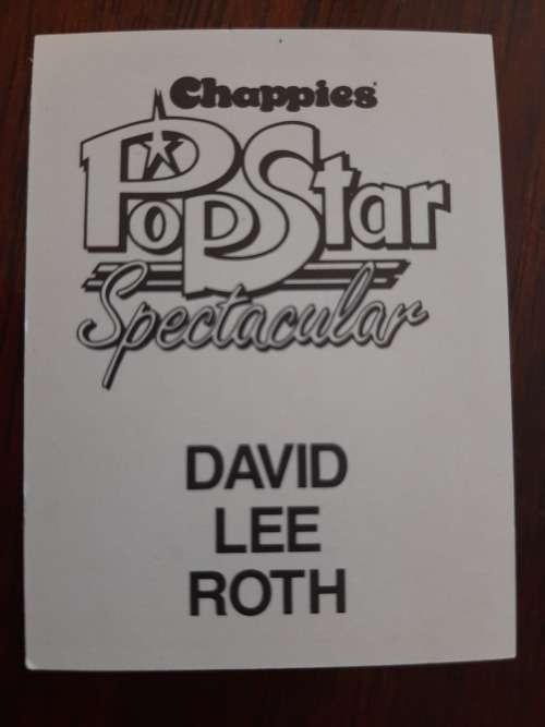 Chappies Pop Star Spectacular - David Lee Roth