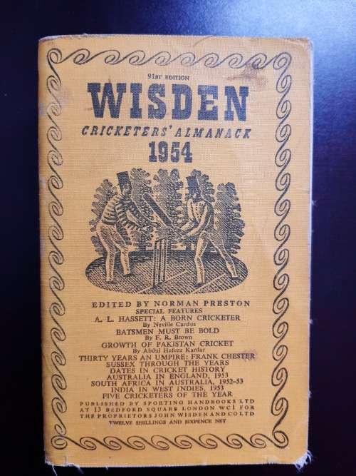 Wisden Cricketers` Almanack 1954 (91st Edition ) | Preston, N. (Editor)