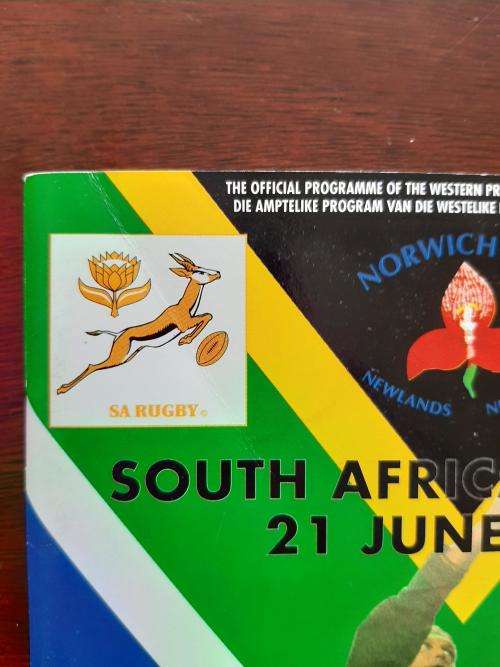 Match Programme: First Test - South Africa vs British Lions (1997)
