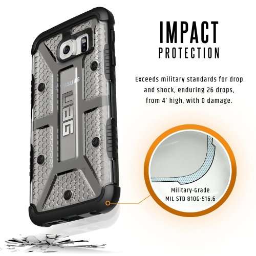 UAG Samsung Galaxy S7 Edge Feather-Light Composite [ICE] Military Drop Tested Phone Case