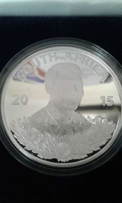2015 Silver Proof R1 - Nelson Mandela - Life of a Legend Series