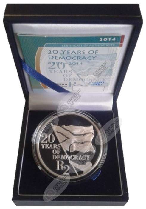 2014 Silver Proof R2 - 20 Years of Democracy