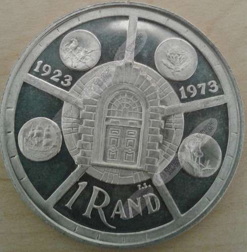 1974 Silver UNC R1 - Pretoria Mint Anniversary