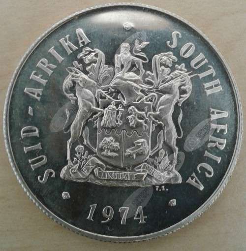 1974 Silver UNC R1 - Pretoria Mint Anniversary