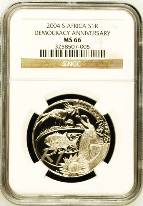 MS66 - 2004 Silver R1 - Democracy - Low Mintage of Only 497