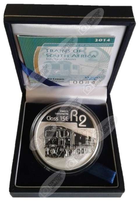 2014 Silver Proof R2 - Electric Train - Mintage Of Only 247