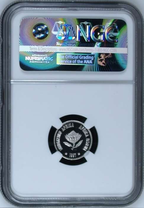 PF69 UC - 1997 Silver Proof 2½ c (Tickey) - Seahorse