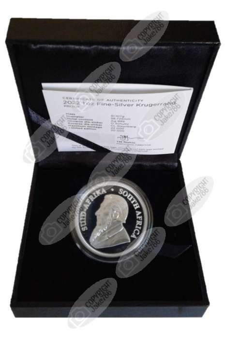 2022 Silver Proof 1 Oz Krugerrand