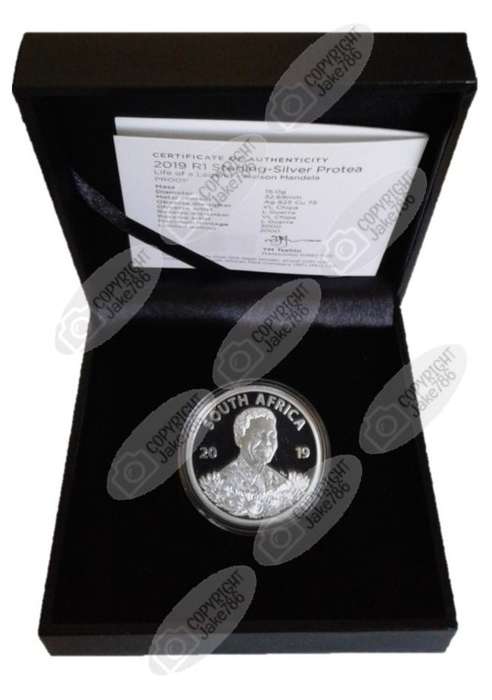 2019 Silver Proof R1 - Nelson Mandela - Life of a Legend Series