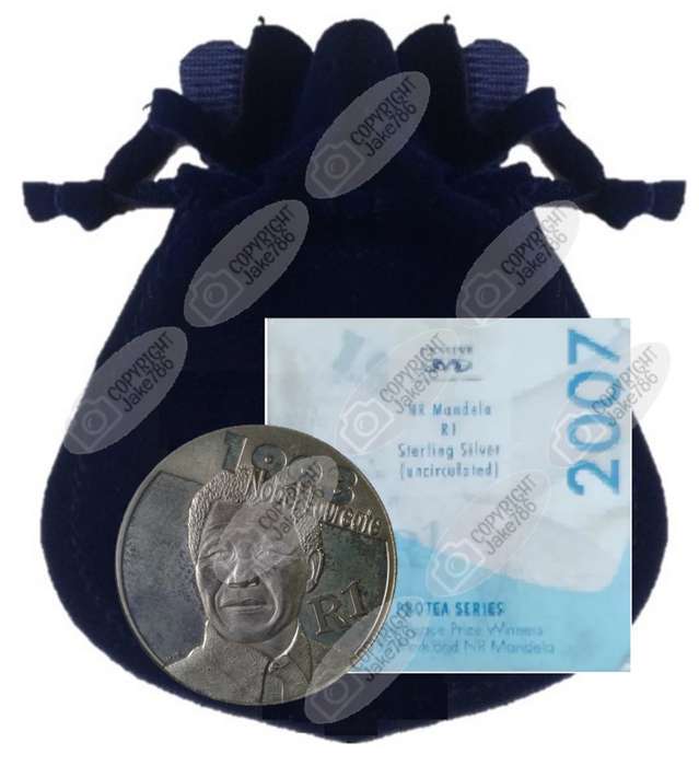 2007 Silver Uncirculated R1 - Nelson Mandela