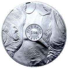 2022 Big 5 Release - Rhino - 5oz Fine Silver Ag999