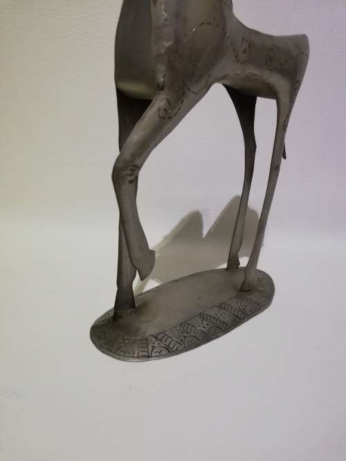 34cm tall stainless horse figure!!!!