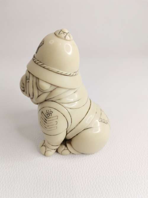 RARE JOHN BICCARD CRUSHED MARBLE BOBBY SCULPTURE!!!!