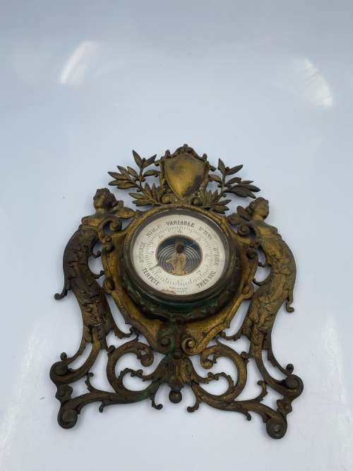 STUNNING VINTAGE ART NOUVEAU BAROMETER FOR DISPLAY 30 CM TALL HIGHLY DETAILED!!!!