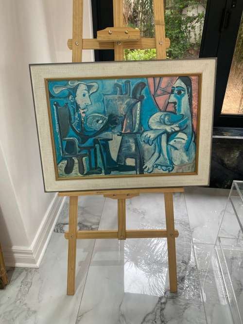 BEAUTIFUL VINTAGE PICCASO PRINT SIZE 73CM X 53CM !!!
