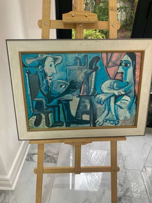 BEAUTIFUL VINTAGE PICCASO PRINT SIZE 73CM X 53CM !!!