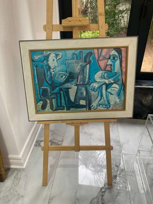BEAUTIFUL VINTAGE PICCASO PRINT SIZE 73CM X 53CM !!!