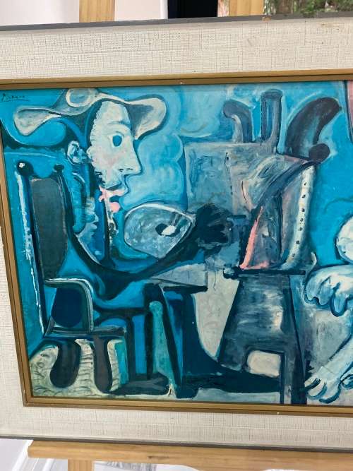 BEAUTIFUL VINTAGE PICCASO PRINT SIZE 73CM X 53CM !!!