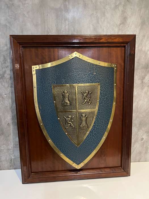 LARGE FRAMED DISPLAY SHIELD HIGHLY DETAILED 81CM TALL !!!