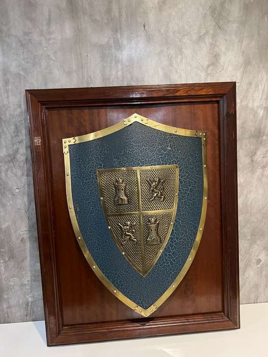 LARGE FRAMED DISPLAY SHIELD HIGHLY DETAILED 81CM TALL !!!