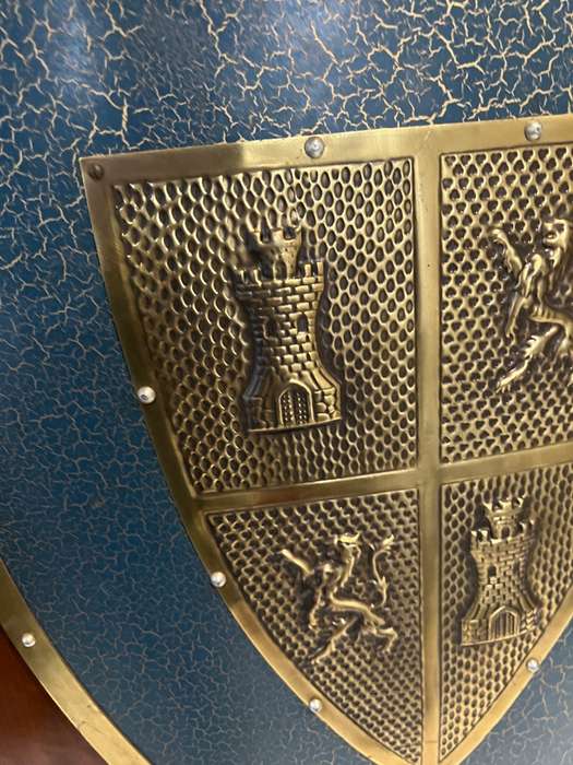LARGE FRAMED DISPLAY SHIELD HIGHLY DETAILED 81CM TALL !!!