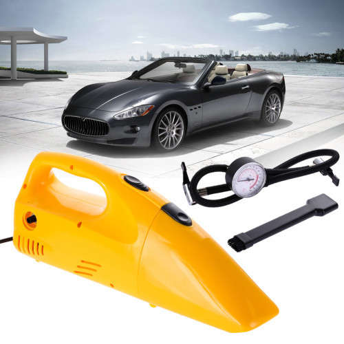 BEST Car Vacuum Air Pump 2 in 1 Cleaner Air Compressor Tire Inflator Pumps