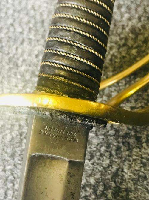 Cavalry Sword `old Wristbreaker` By W. Clauberg Solingen