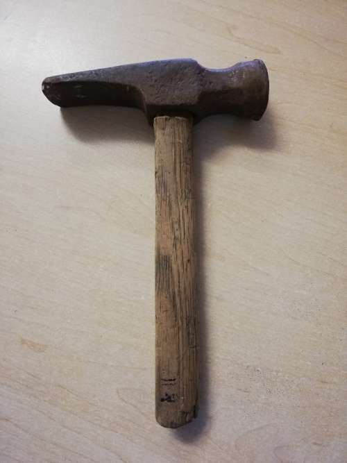 Old wooden handle Hammer - 8