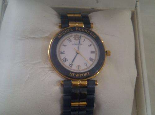MICHEL HERBELIN NEWPORT Mens OR LADIES Watch In a Excellent Condition 100% AUTHENTIC With Box