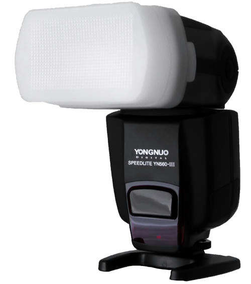 Yongnuo YN-560 III and Diffuser
