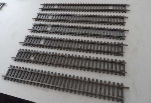 LIMA  HO TRAIN TRACKS  6 X N3020 STRAIGHTS