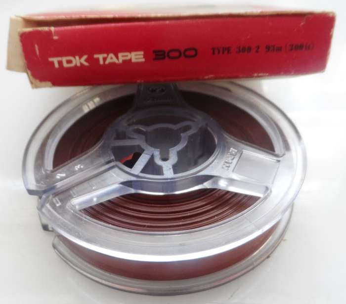 VINTAGE ANALOG, AUDIO REELS 1/4 ins TAPE ON 2 1/4 ins reels x3  , & 1 TAPE LETTER 1/4 ins  on reel