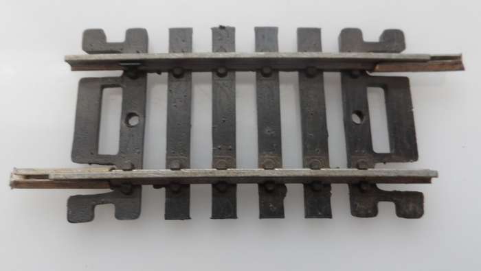 HO RAIL TRACKs , LIMA ITALY , 1 X  SHORT TRACK SECTION  50 mm, 2  ins ,STRAIGHT CONNECTOR SECTION