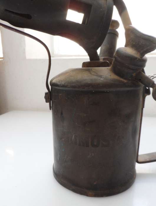 VINTAGE 1940,s , PRIMUS model No. 632 BRASS BODY BLOW TORCH  , STOCKHOLM SWEDEN
