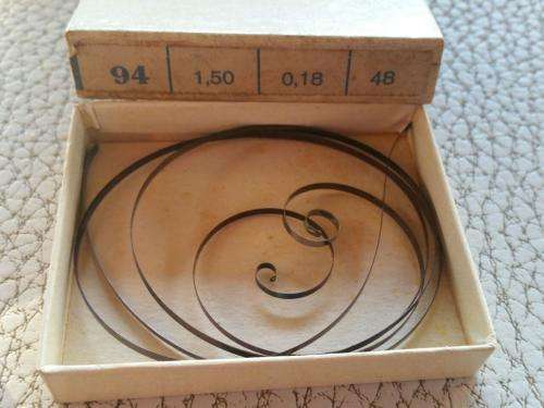Watch-pocket watch-Stop watch-springs -Watchmaker Treasures -Price p.box (2 springs)