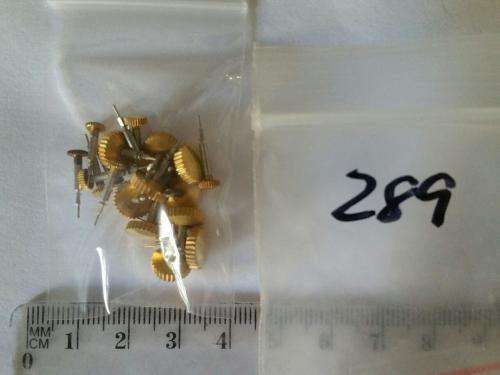 Watch parts- 20 small crowns with winding stems- different sizes -Watchmaker Treasures