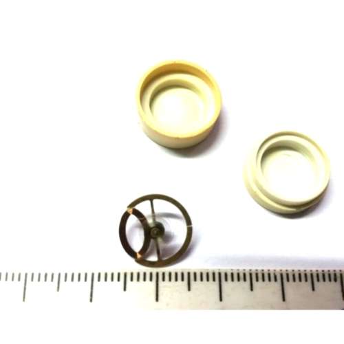 watch parts / mechanical watch movement spring with wheel in Box