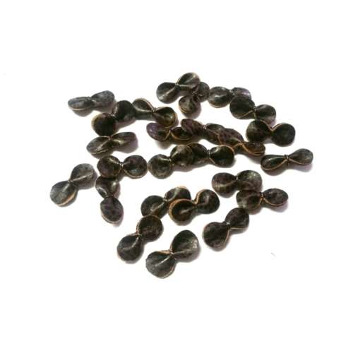 25pcs fabric leather parts for crafting 31x14mm ribbon