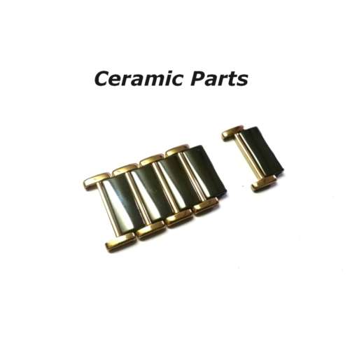 Watch parts / lot of strap parts / gold plated / Stainless steel / bicolor - Watchmaker Treasure