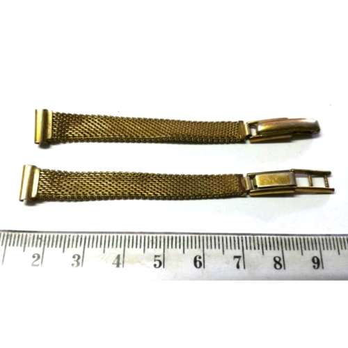 Watch parts / lot of strap parts / gold plated / Stainless steel / bicolor - Watchmaker Treasure