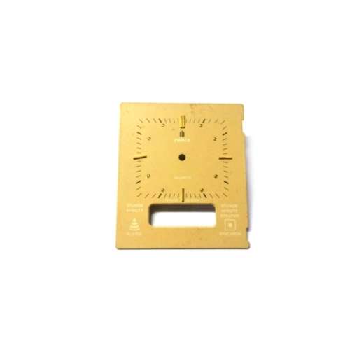 Watch Dial  / Vintage /  gold color / 34.5x28.3mm  /  Watchmaker / Crafter / Steampunk - Treasures