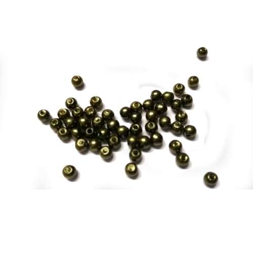Beads / Acrylic Beads - 3mm -  50 pcs for jewellery crafting