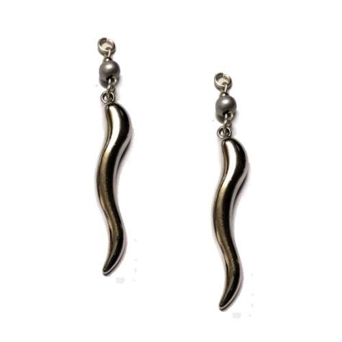 Pendants / Teeth Pendant - Metal - 2pcs - 67x8mm / Pendants for crafting